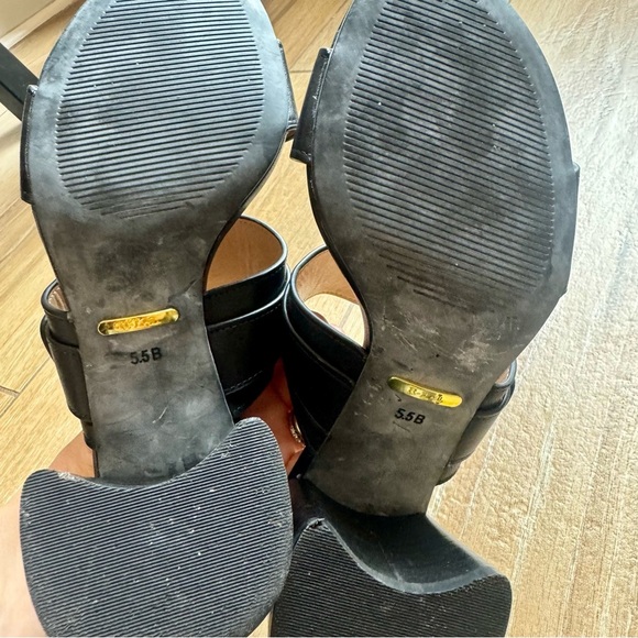 Lauren Ralph Lauren Sandal Block Heels Sz 5.5 - Picture 6 of 6